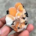 Thomsonite balls on Matrix Natural Mineral specimen - image 4