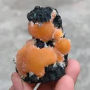 Thomsonite balls on Matrix Natural Mineral specimen - image 2