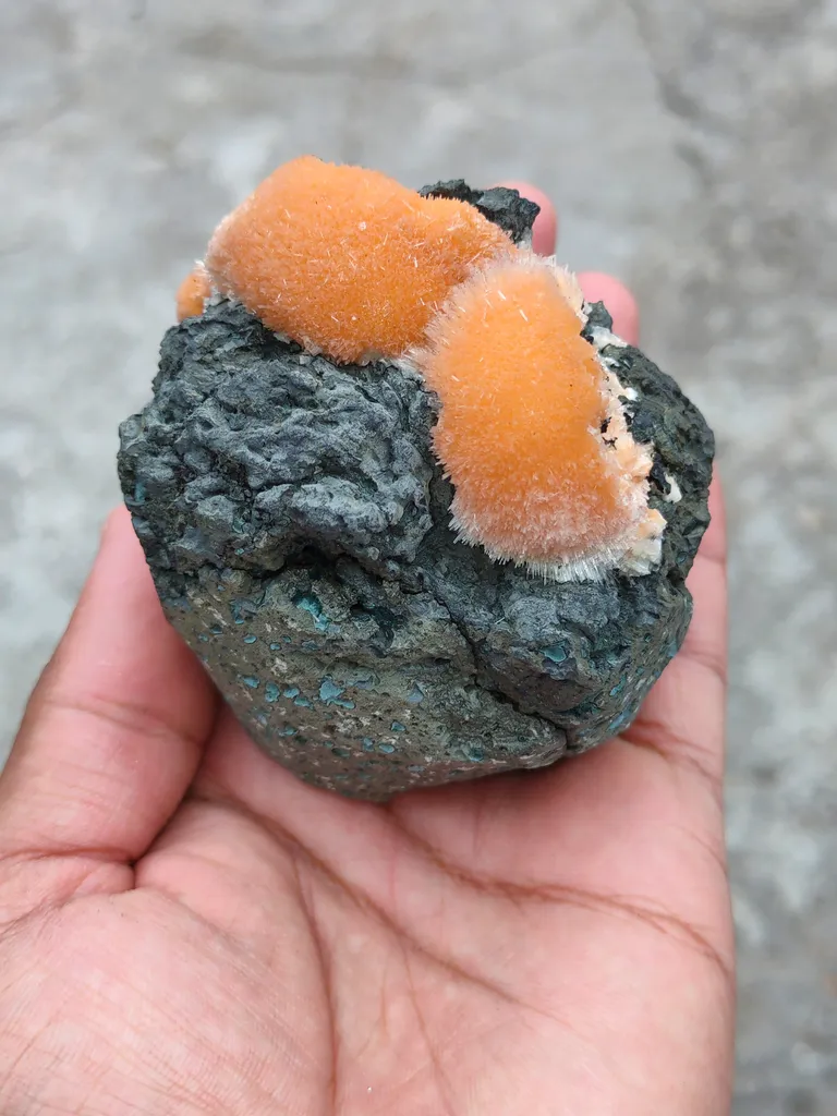 Thomsonite balls on Matrix Natural Mineral specimen - image 7