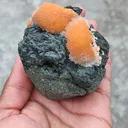 Thomsonite balls on Matrix Natural Mineral specimen - image 7
