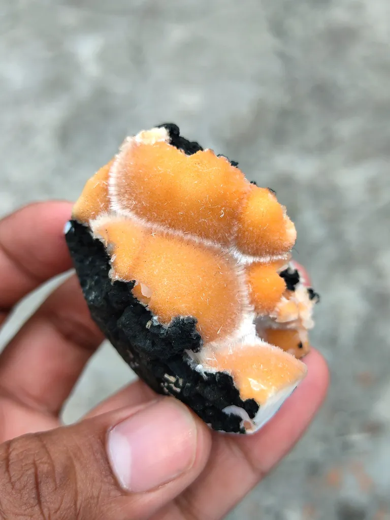 Thomsonite balls on Matrix Natural Mineral specimen - image 9