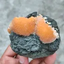 Thomsonite balls on Matrix Natural Mineral specimen - image 4