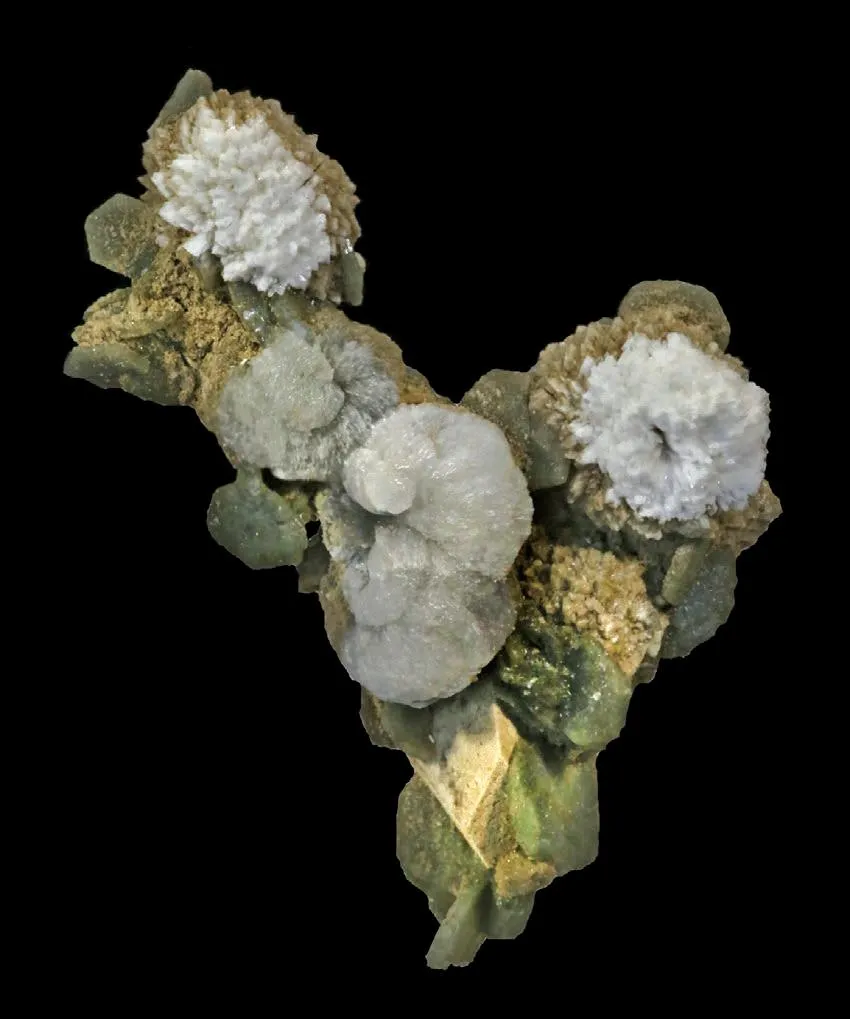 Thomsonite-Ca, fluorapophyllite and Stilbite-Ca image