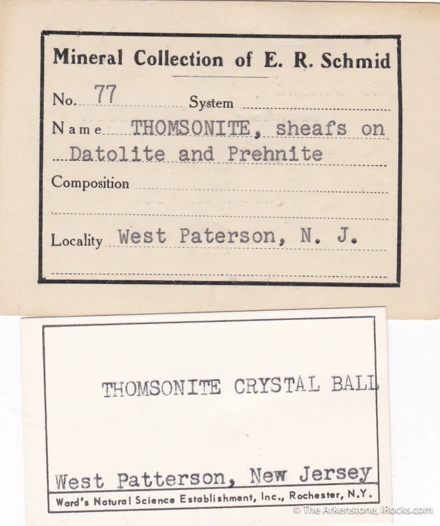 Thomsonite-Ca on Prehnite - image 3