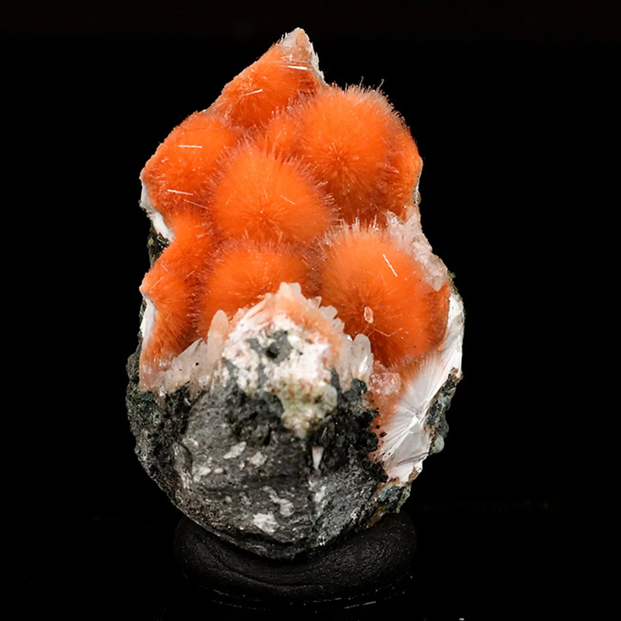 Thomsonite Deep Orange Rare, Free Standing Natural Mineral Specimen - image 1