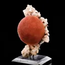 Thomsonite on Heulandite - image 1