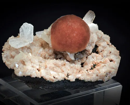 Thomsonite on Stilbite - image 3