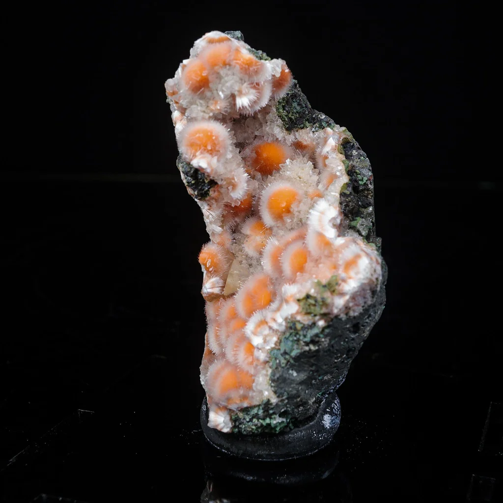 Thomsonite Orange Rare Find Free Standing Natural Mineral Specimen - image 3