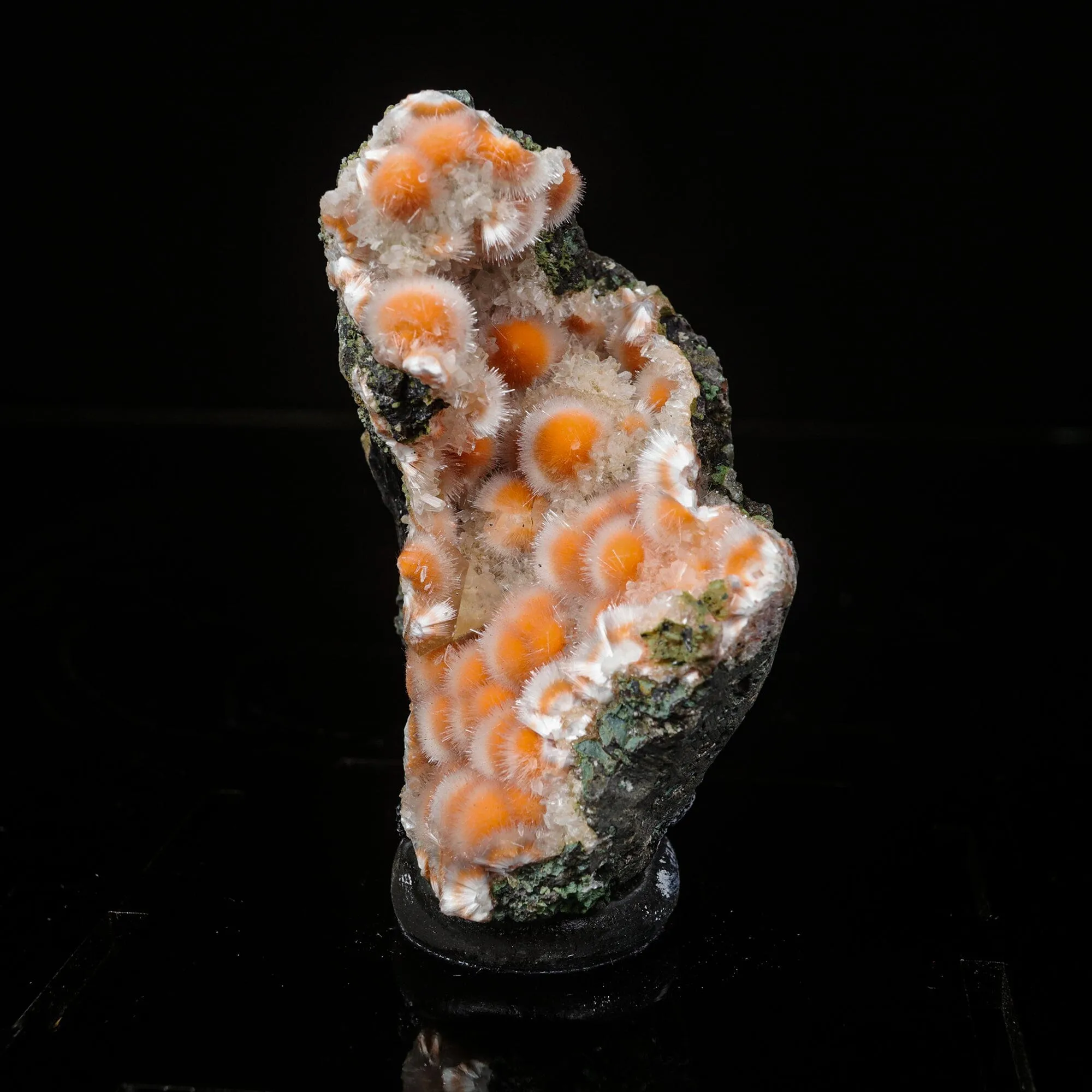 Thomsonite Orange Rare Find Free Standing Natural Mineral Specimen - image 1