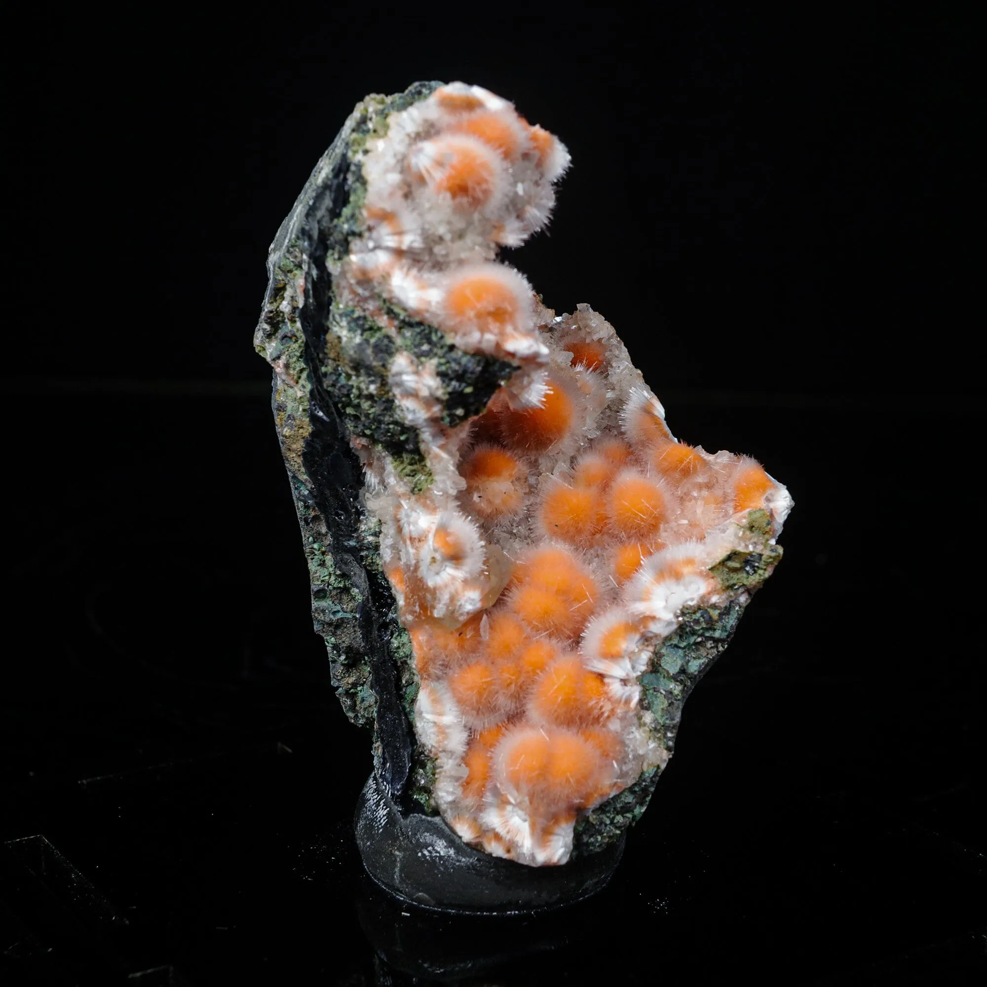 Thomsonite Orange Rare Find Free Standing Natural Mineral Specimen - image 2