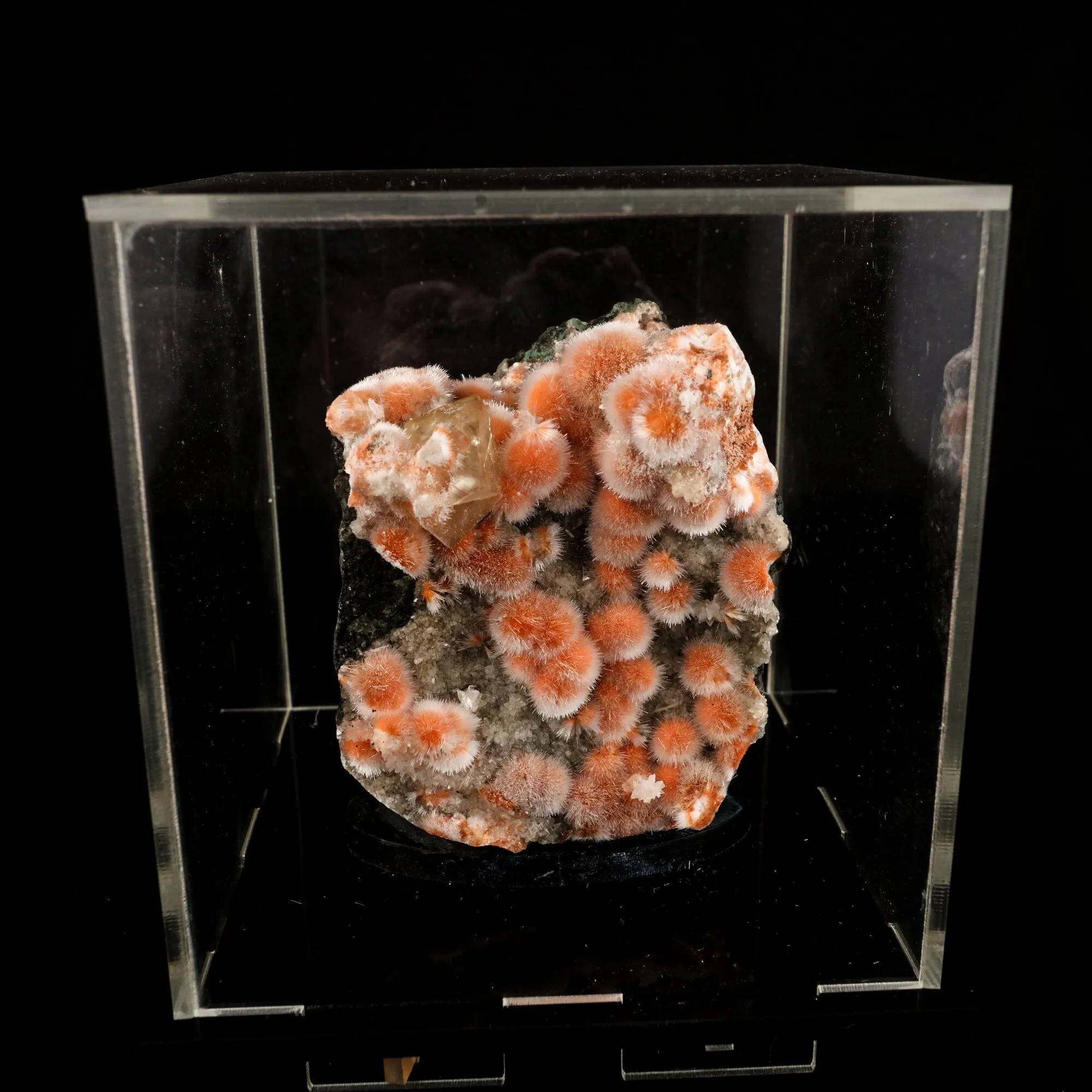 Thomsonite Orange Rare Find Free Standing Natural Mineral Specimen - image 7