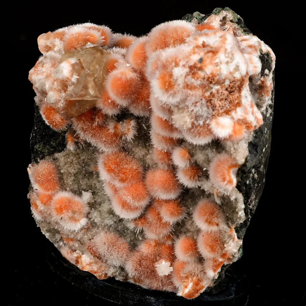 Thomsonite Orange Rare Find Free Standing Natural Mineral Specimen - image 2