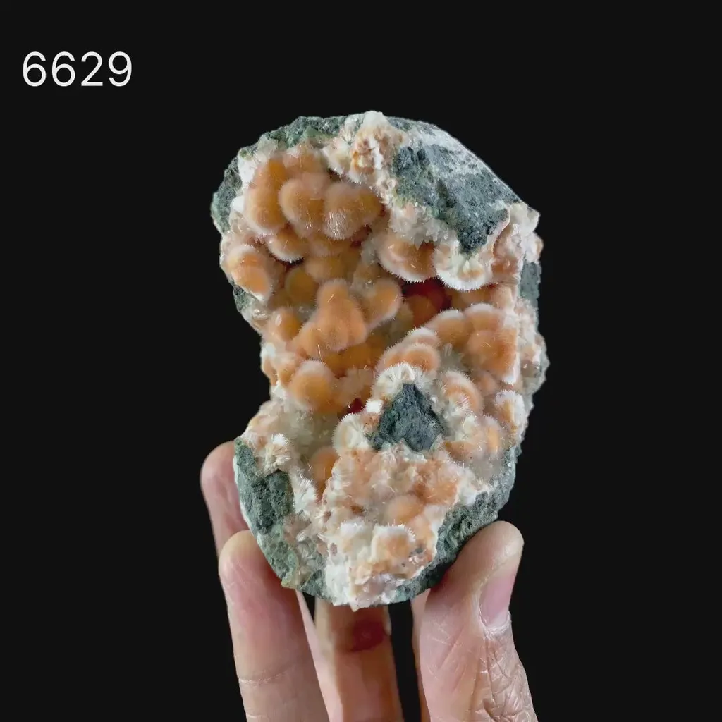 Thomsonite Orange Rare Find Free Standing Natural Mineral Specimen - image 6