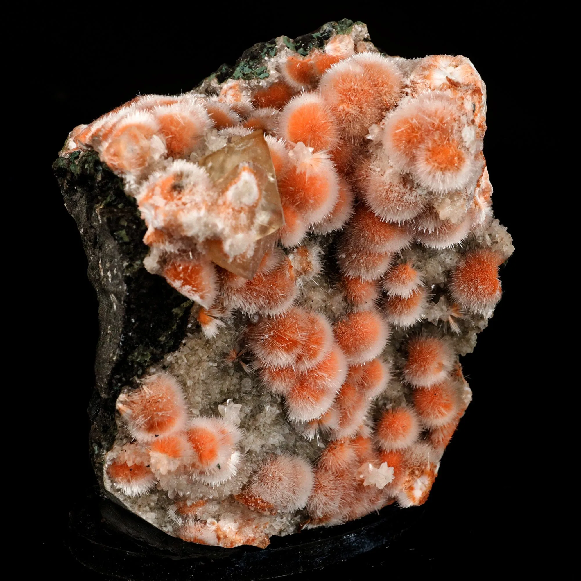Thomsonite Orange Rare Find Free Standing Natural Mineral Specimen - image 3