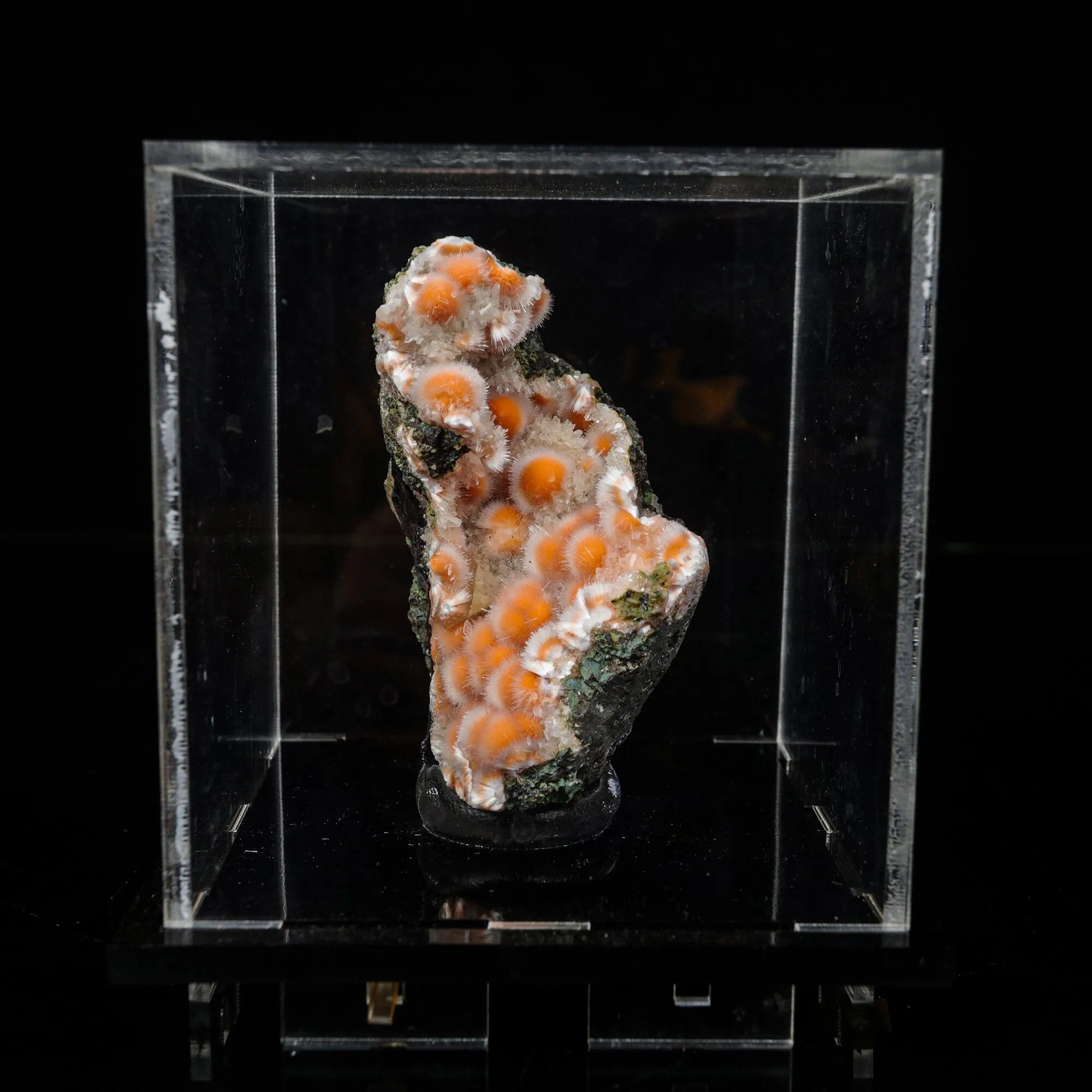 Thomsonite Orange Rare Find Free Standing Natural Mineral Specimen - image 6