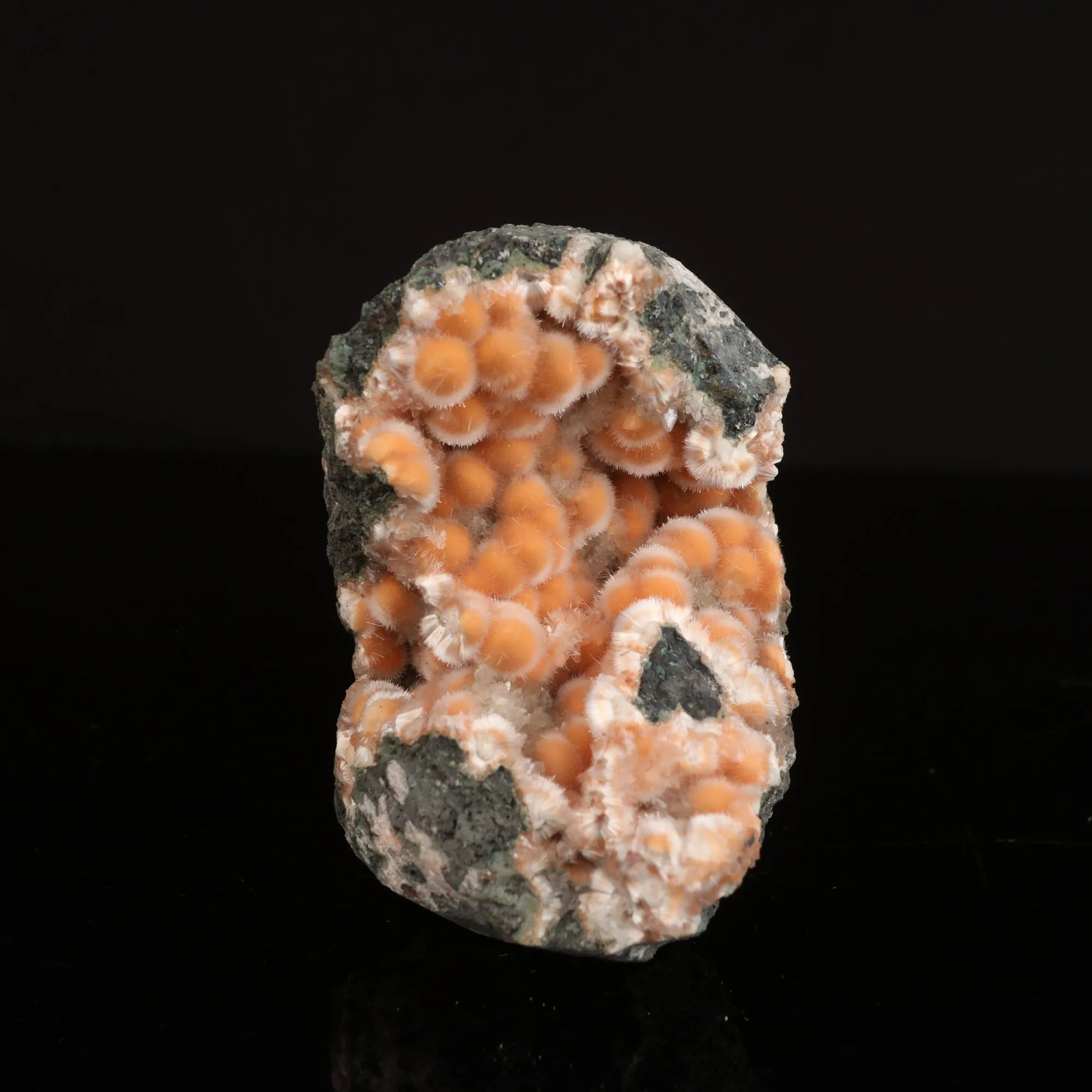 Thomsonite Orange Rare Find Free Standing Natural Mineral Specimen - image 1