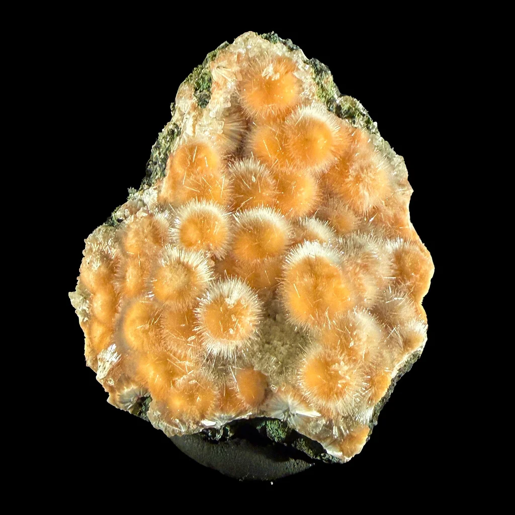 Thomsonite Orange Rare Find Natural Mineral Specimen image