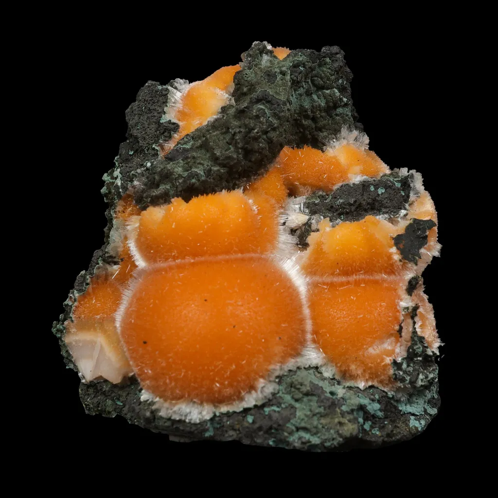 Thomsonite Orange Rare Find Natural Mineral Specimen image