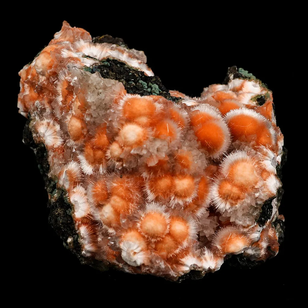 Thomsonite Orange Rare Find Natural Mineral Specimen image