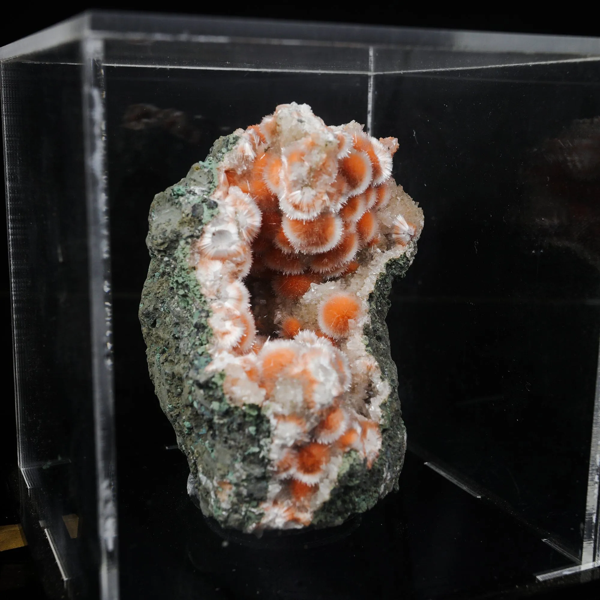 Thomsonite Orange Rare Find Natural Mineral Specimen - image 7
