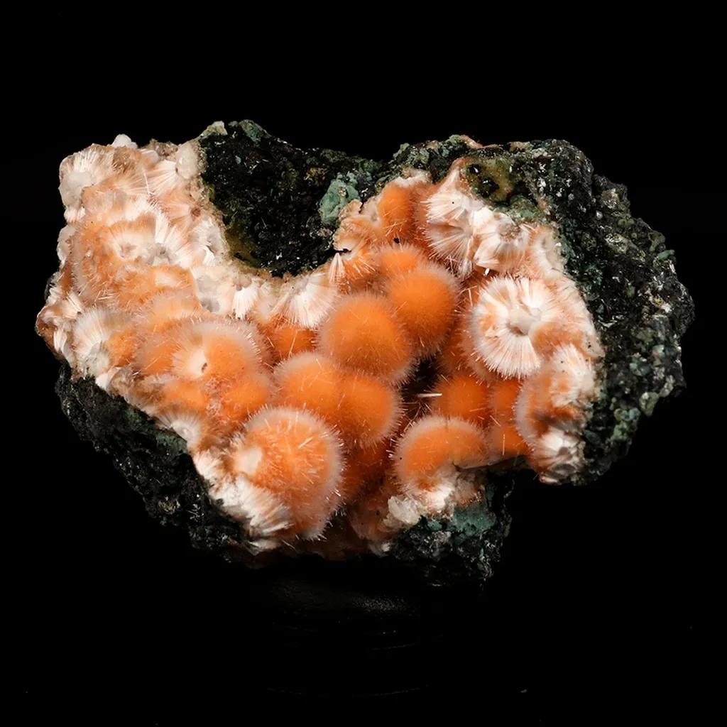 Thomsonite Orange Rare Find Natural Mineral Specimen image