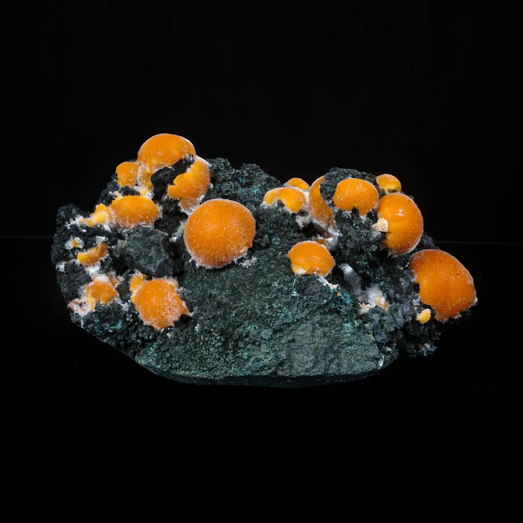 Thomsonite Orange Rare Find Natural Mineral Specimen image