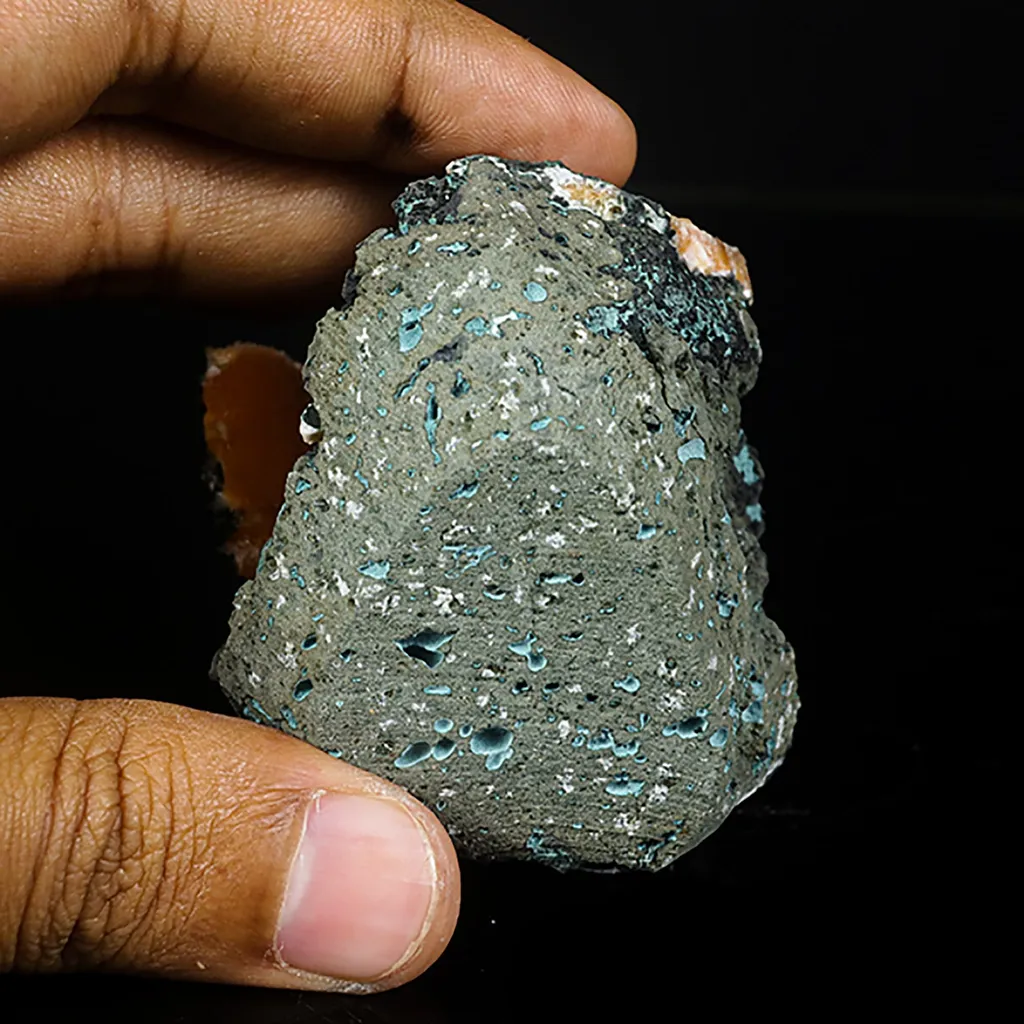 Thomsonite Orange Rare Find Natural Mineral Specimen - image 5