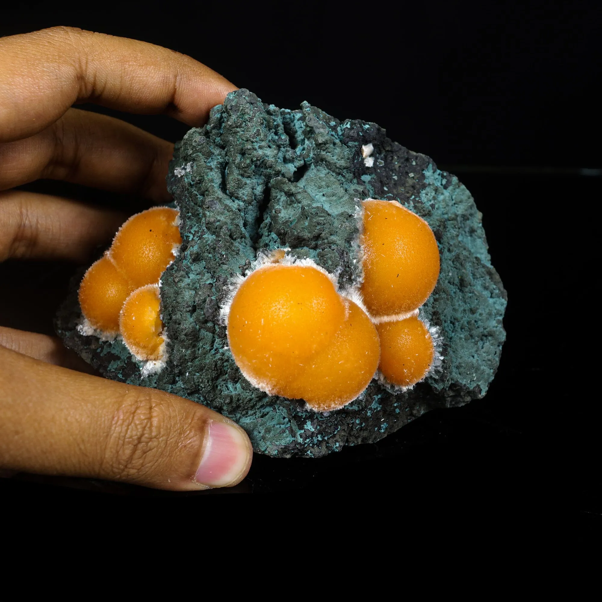 Thomsonite Orange Rare Find Natural Mineral Specimen - image 4