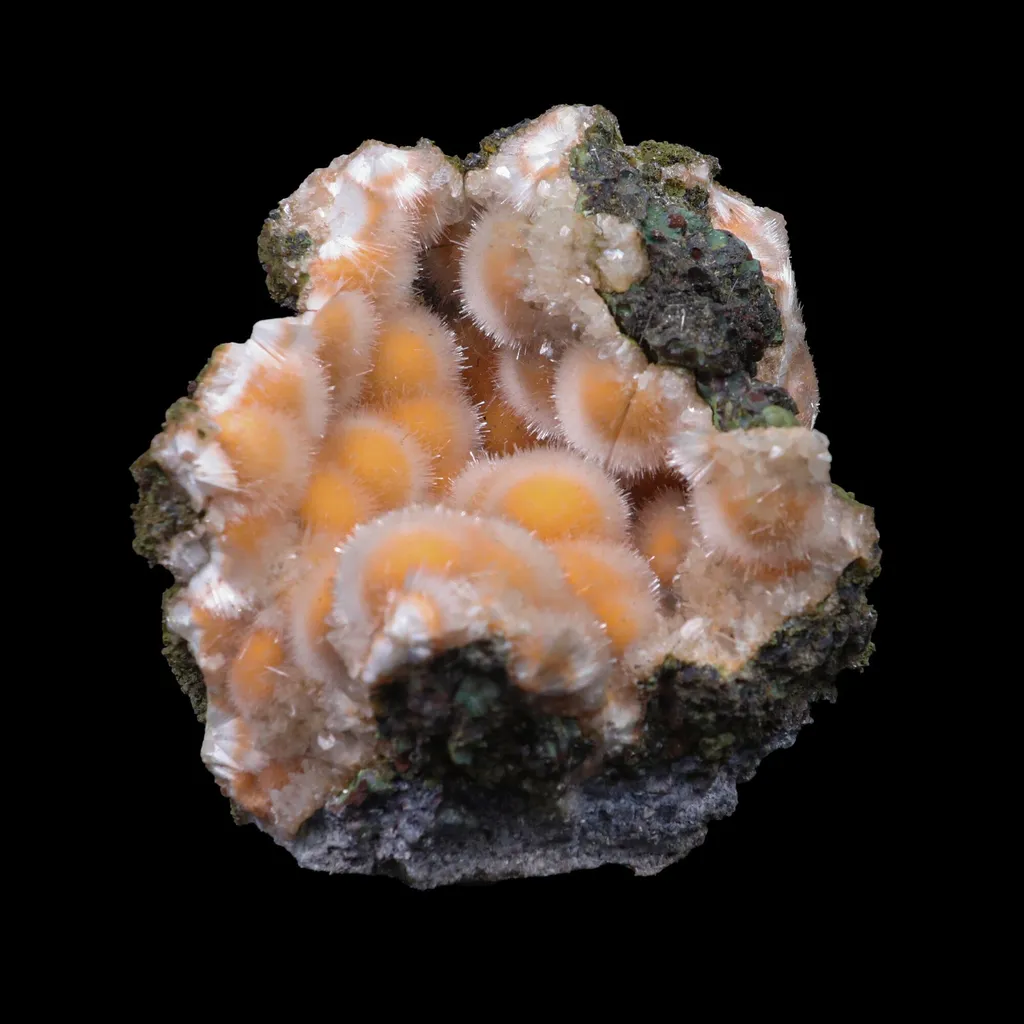Thomsonite Orange Rare Find Natural Mineral Specimen image