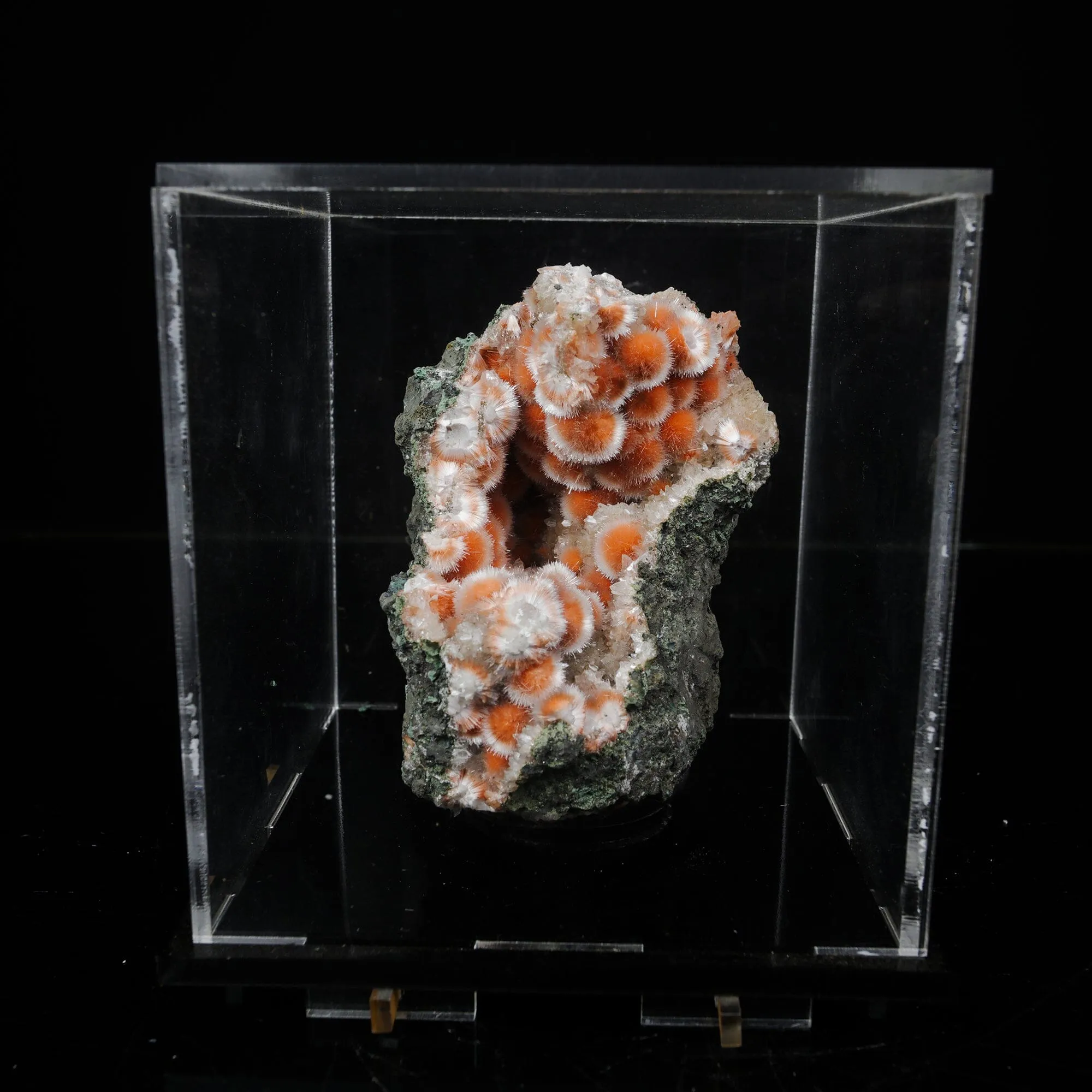 Thomsonite Orange Rare Find Natural Mineral Specimen - image 6
