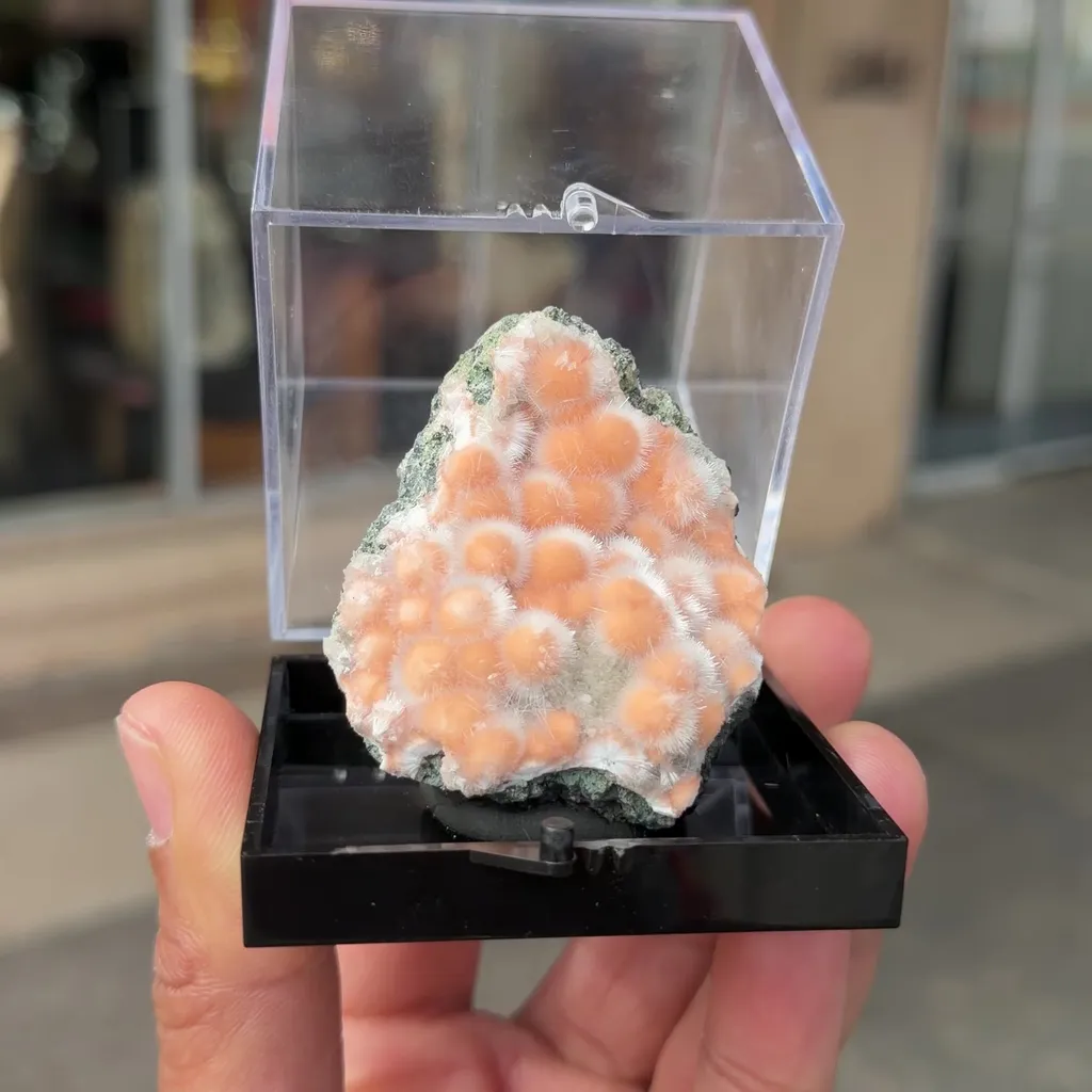 Thomsonite Orange Rare Find Natural Mineral Specimen - image 6