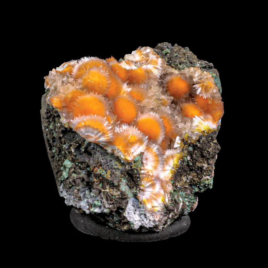 Thomsonite Orange Rare Find Natural Mineral Specimen image
