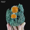 Thomsonite Orange Rare Find Natural Mineral Specimen - image 6