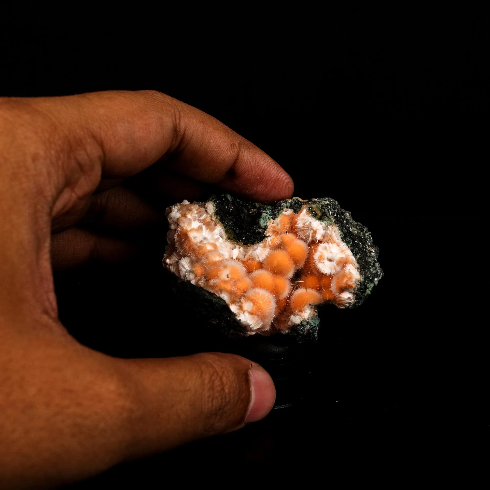 Thomsonite Orange Rare Find Natural Mineral Specimen - image 6