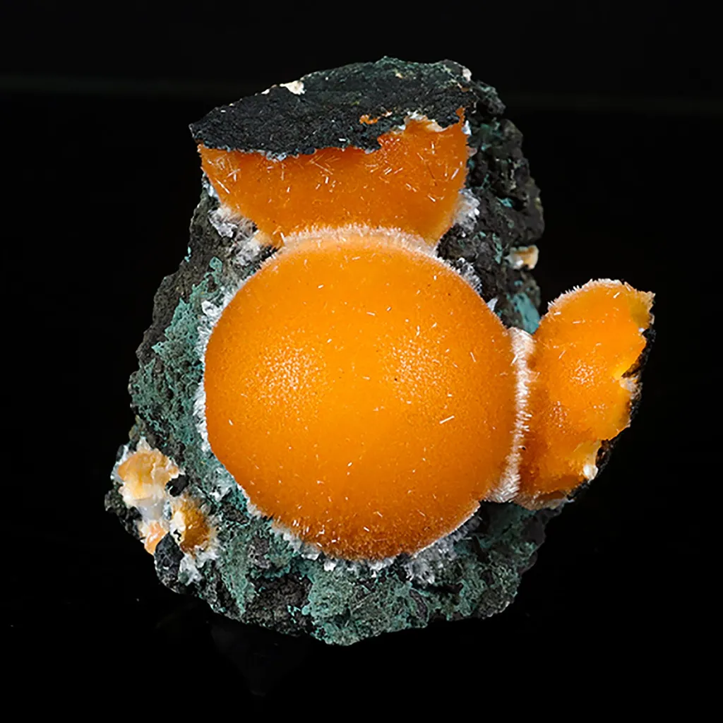 Thomsonite Orange Rare Find Natural Mineral Specimen image