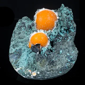 Thomsonite Orange Rare Find Natural Mineral Specimen