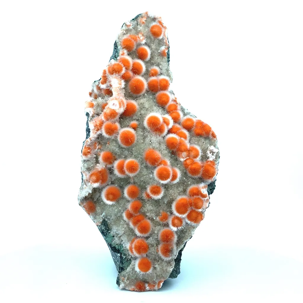 Thomsonite Orange Rare Find Natural Mineral Specimen image