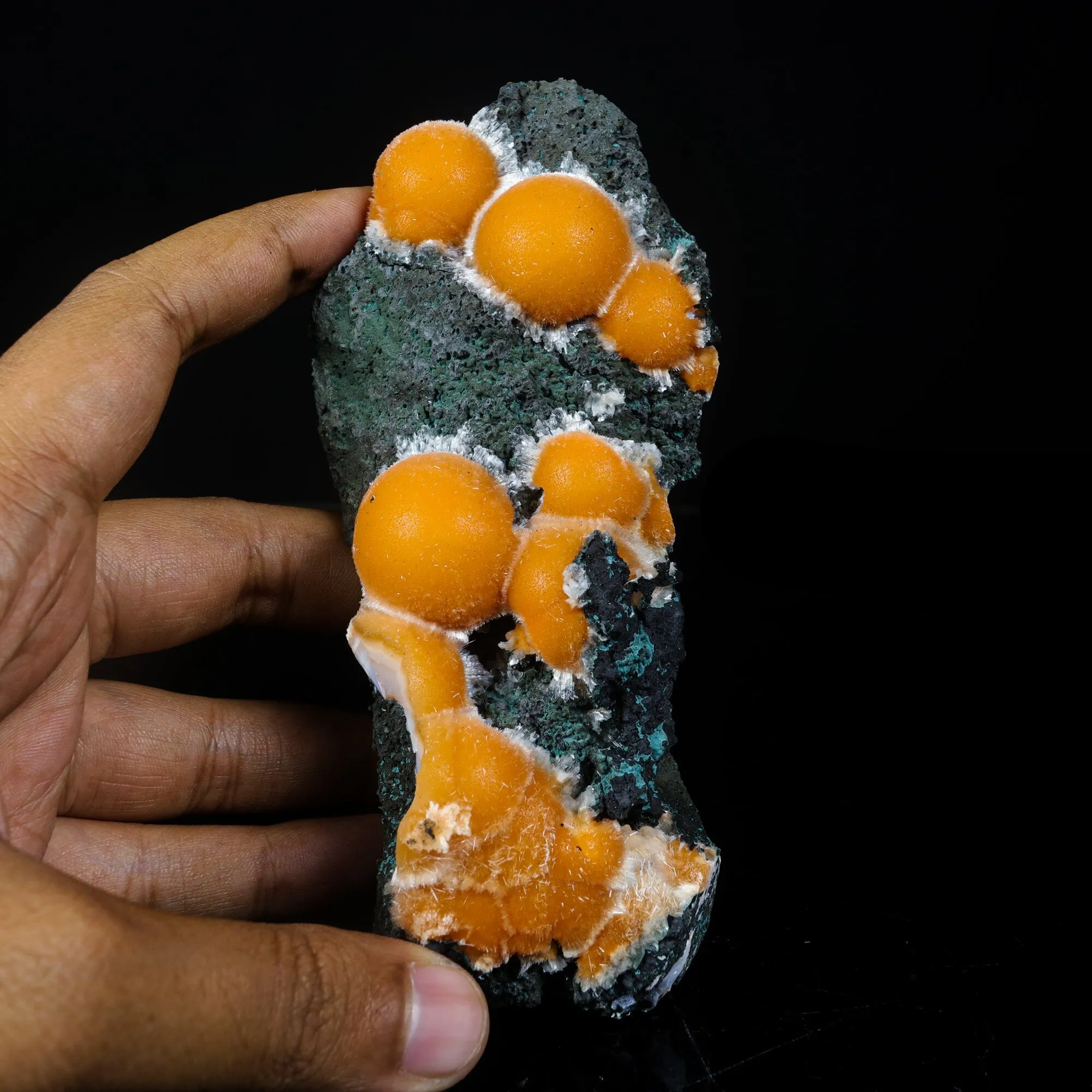 Thomsonite Orange Rare Find Natural Mineral Specimen - image 4