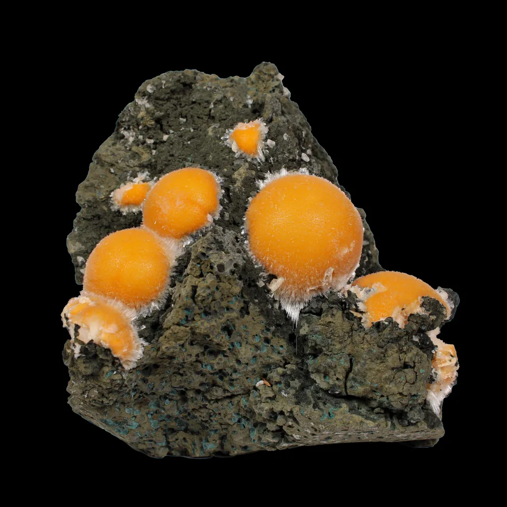 Thomsonite Orange Rare Find Natural Mineral Specimen image