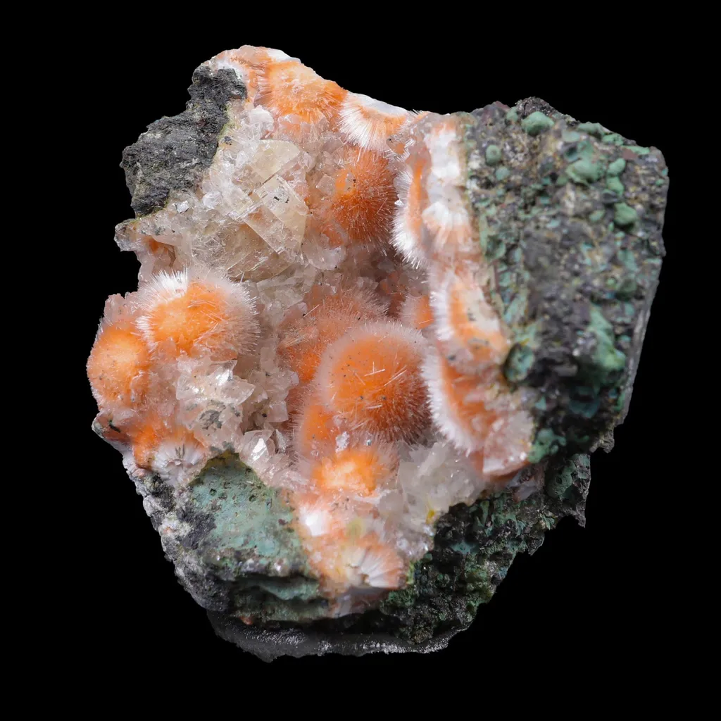 Thomsonite Orange Rare Find Natural Mineral Specimen image