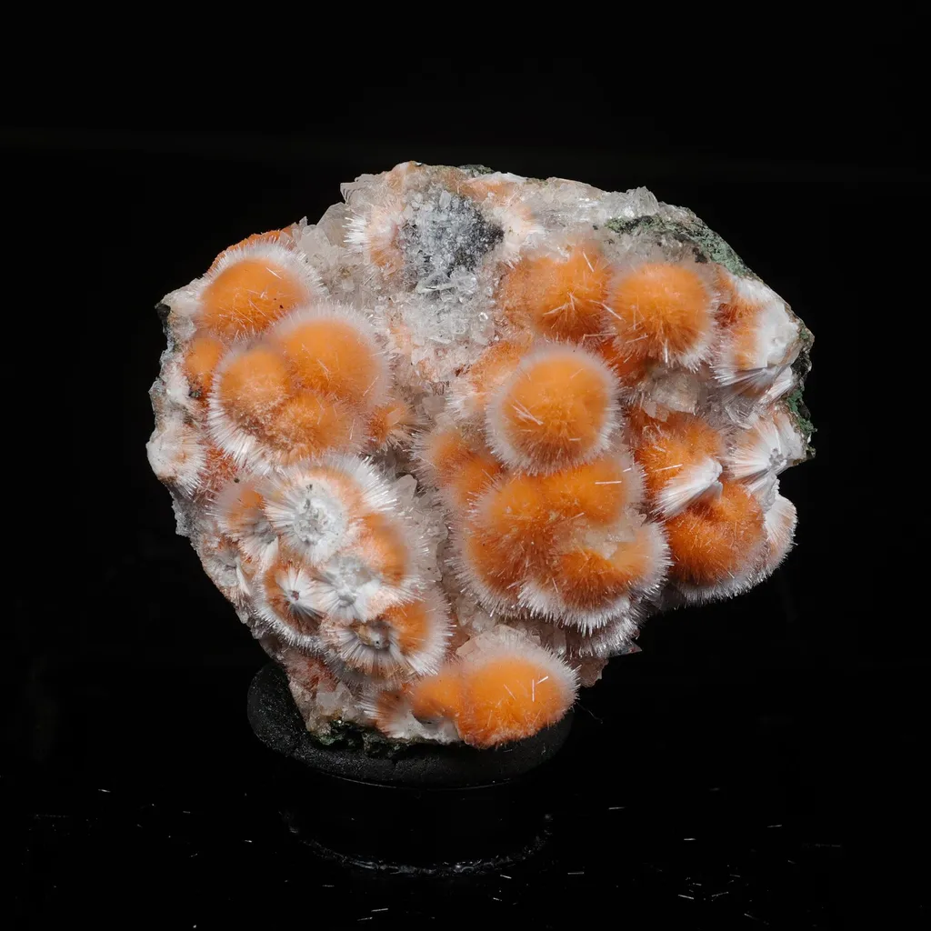 Thomsonite Orange Rare Find Natural Mineral Specimen image