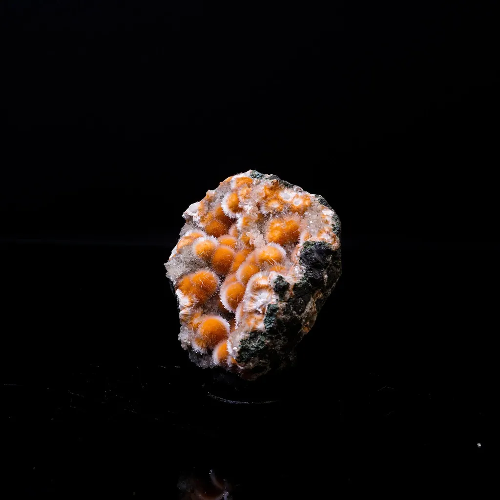 Thomsonite Orange Rare Find Natural Mineral Specimen - image 3