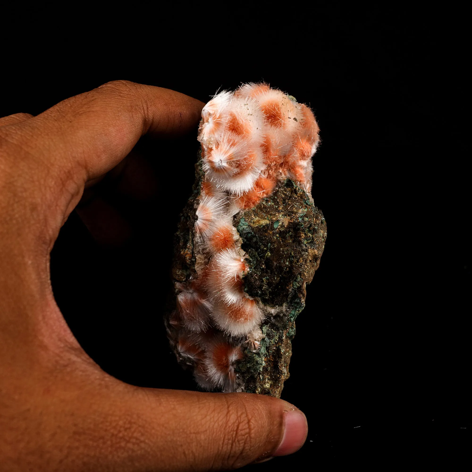 Thomsonite Orange Rare Find Natural Mineral Specimen - image 4