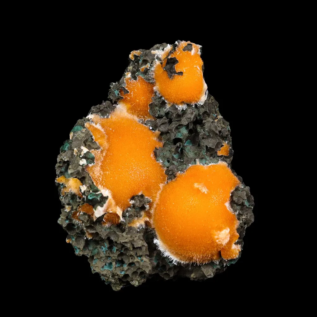 Thomsonite Orange Rare Find Natural Mineral Specimen image