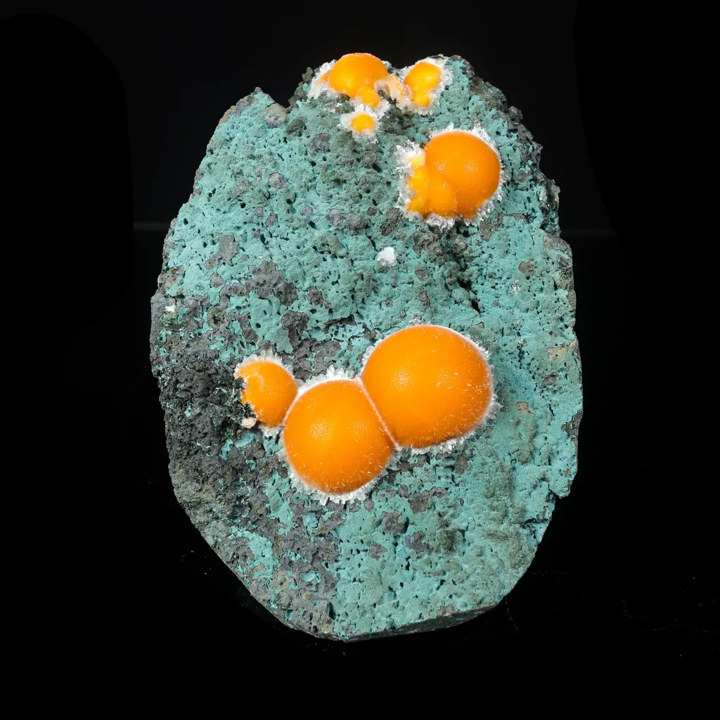 Thomsonite Orange Rare Find Natural Mineral Specimen image