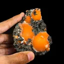 Thomsonite Orange Rare Find Natural Mineral Specimen - image 4