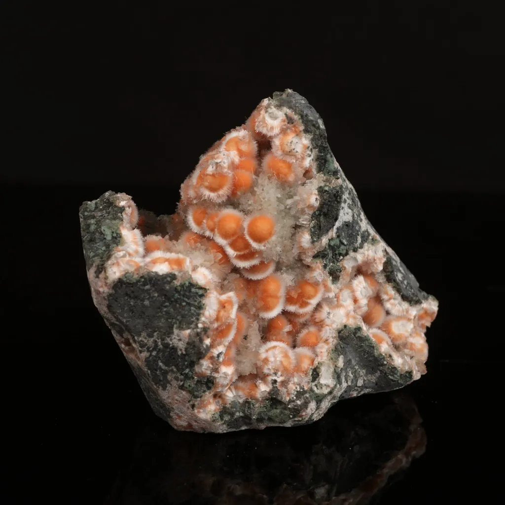 Thomsonite Orange Rare Find Natural Mineral Specimen image