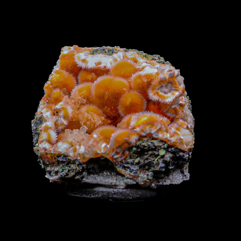 Thomsonite Orange Rare Find Natural Mineral Specimen image