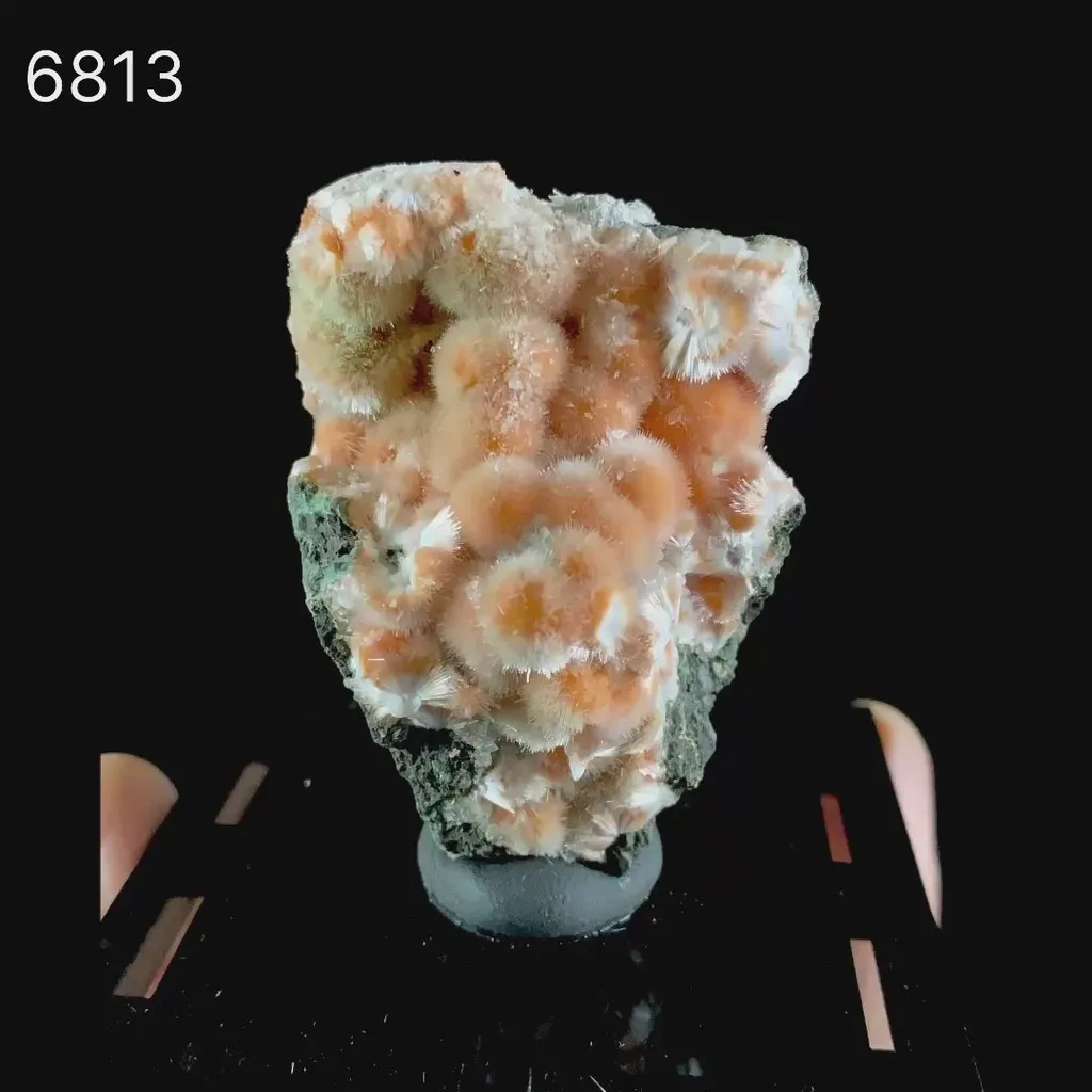 Thomsonite Orange Rare Find Natural Mineral Specimen - image 6