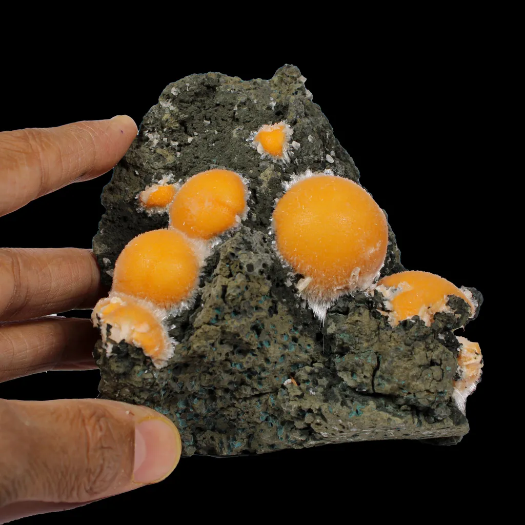 Thomsonite Orange Rare Find Natural Mineral Specimen - image 6